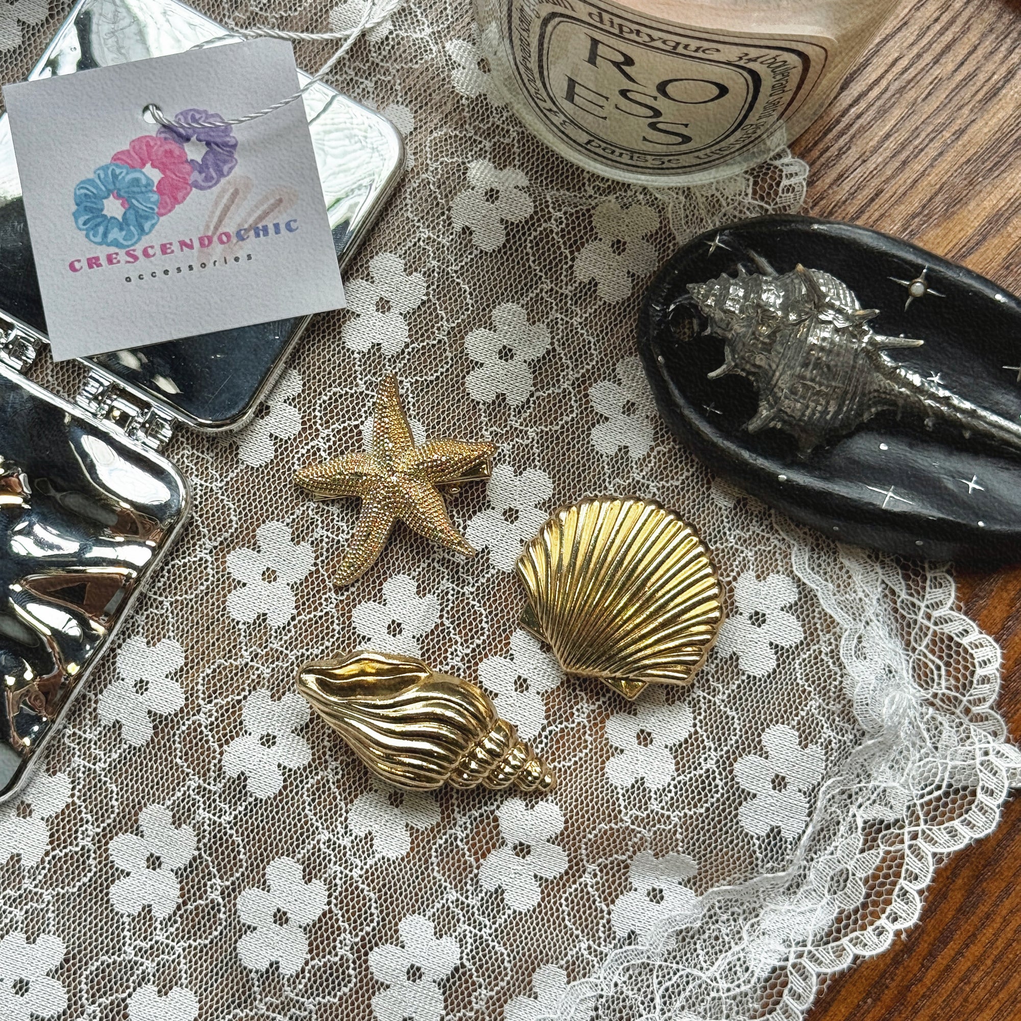 Ocean Hair Clip Set